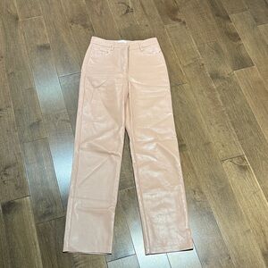 Wilfred Blush Pink vegan leather  Pants